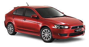 Mitsubishi Lancer ACTiVFour with more: The Mitsubishi Lance ACTiV adds some bling to the Lancer ES.