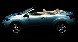 Nissan 2011 Murano CrossCabrioletTops-off-roader: Roofless Murano is unlikely to be sold outside the US.