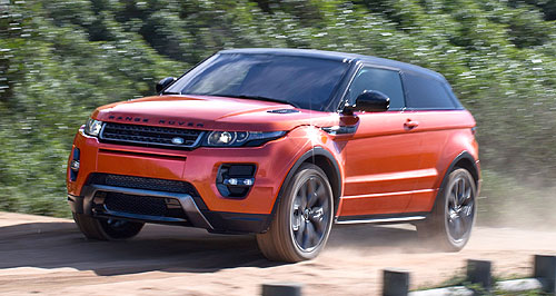 Land Rover 2015 Range Rover Evoque Sporty spice: A 210kW turbo-petrol engine and chassis tweaks combine to make the Autobiography Dynamic the sportiest Evoque ever, but it is on the slow train to Australia with no launch until late-2015. 