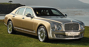 Bentley  Top level: The Bentley Mulsanne will rival the Rolls-Royce Phantom.