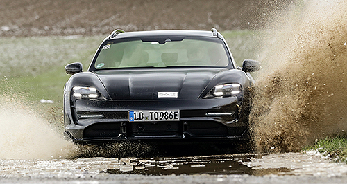 Porsche crosses over with new Taycan Cross Turismo