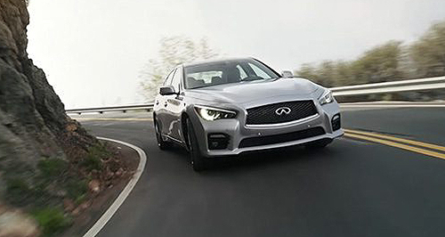 Infiniti by-wire steering to help autonomous car