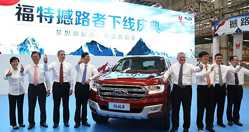Ford Everest production starts in China