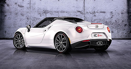 Alfa goes soft on 4C Spider roof