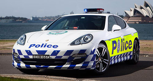 Porsche Panamera goes on patrol