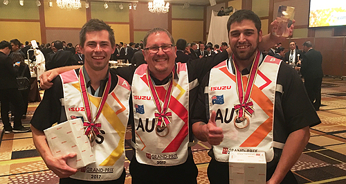 Australia takes bronze at global Isuzu tech event