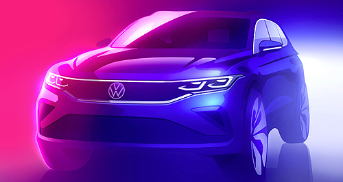 Volkswagen teases Tiguan mid-life facelift