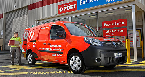 Renault provides four electric Postie vans