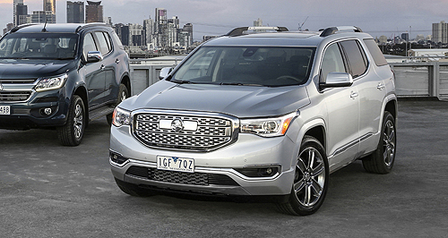 Holden Acadia to be petrol V6 only