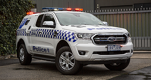 Victoria Police lock in new Ford Ranger fleet