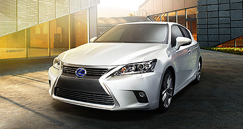 Refreshed Lexus CT200h ready for Guangzhou