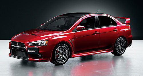 Mitsubishi Evo X to bow out with Final Edition