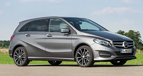 Paris show: Facelifted Benz B-Class unwrapped