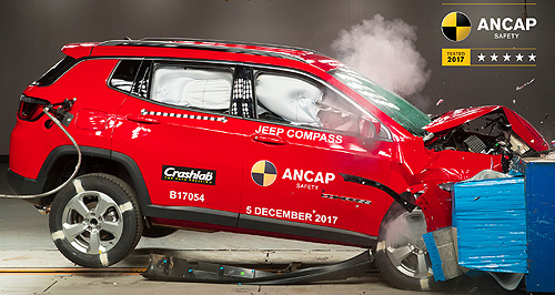 ANCAP: Five stars for new Jeep Compass