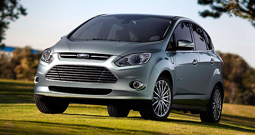 Detroit show: Ford plugs in with C-Max hybrids