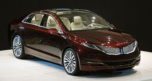Detroit show: Lincoln unveils MKZ luxury sedan concept