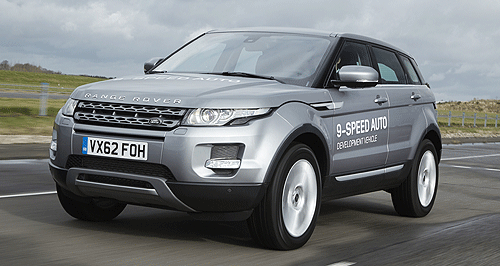 Geneva show: Range Rover Evoque goes nine-speed