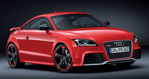 Geneva show: Audi unveils tweaked TT RS Plus