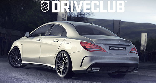 Playstation preview for Benz CLA 45 AMG