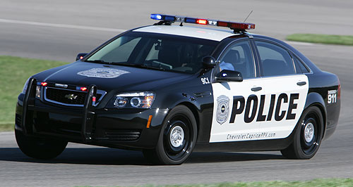Aussie-made Chevrolet Caprice police cars recalled
