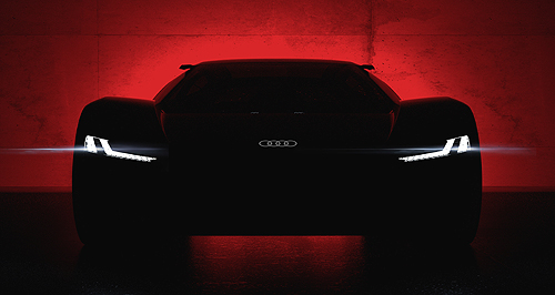 Audi teases electric supercar concept