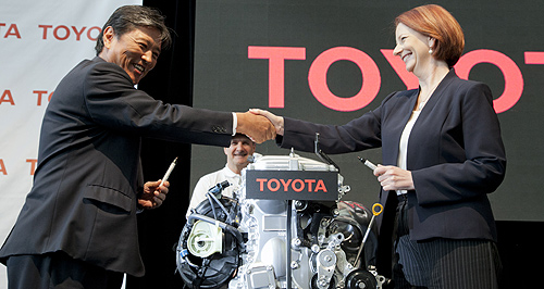 Toyota switches on new engine plant