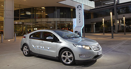 Holden opens Volt charging station