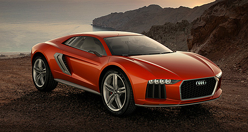 Frankfurt show: Audi’s shock supercar concept