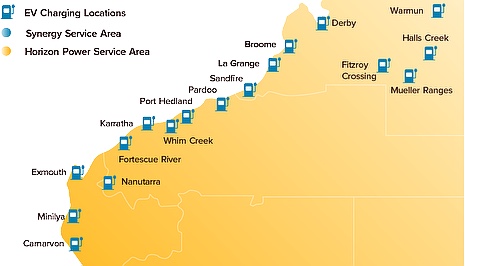 WA to have world’s longest EV charging networks