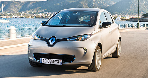 Sportier Renault Zoe on slow charge