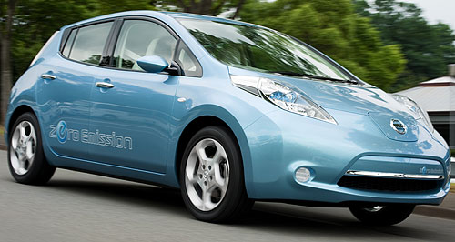 Nissan gets vocal with electric Leaf