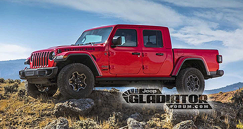 LA show: Jeep Gladiator escapes