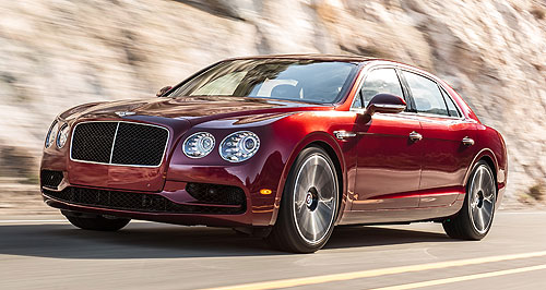 Geneva show: Bentley boosts Flying Spur V8