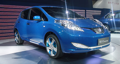 Beijing show: Nissan’s Chinese Leaf changes badges