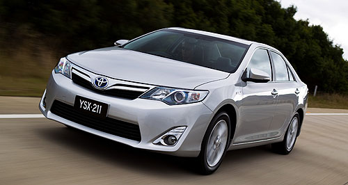 Recall for Toyota Camry and Aurion