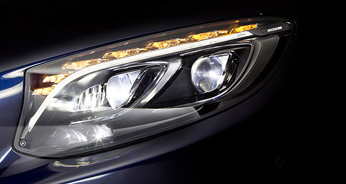 LED headlamps light the way for Mercedes