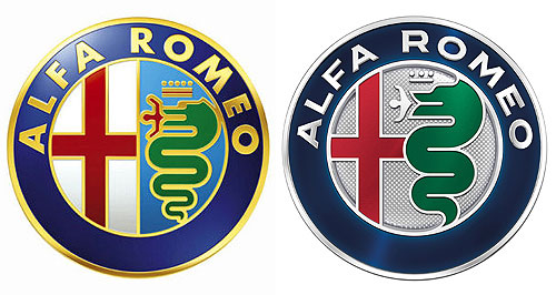Alfa Romeo shows off new badge