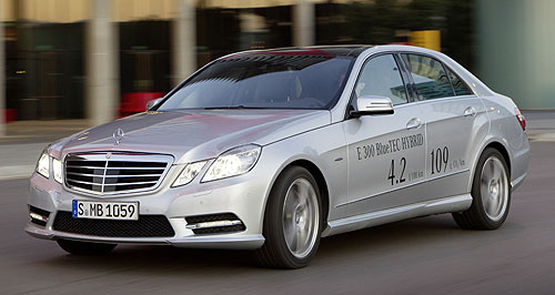Mercedes Australia to go hybrid in new E-Class
