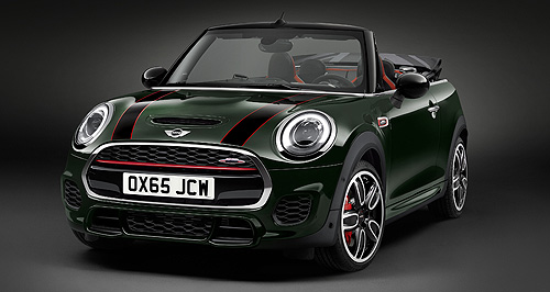Mini gives Cabriolet the JCW treatment