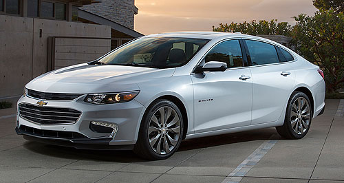 New York show: Chevrolet Malibu steps out – and up