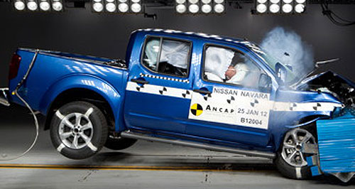 Four-star safety for Nissan Navara dual-cab
