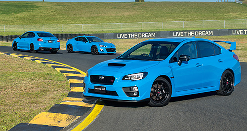 Subaru gets the blues