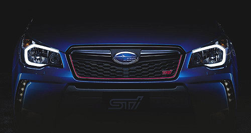 Subaru hints at Forester STI