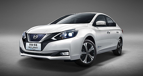 Beijing show: Nissan goes electric with Sylphy