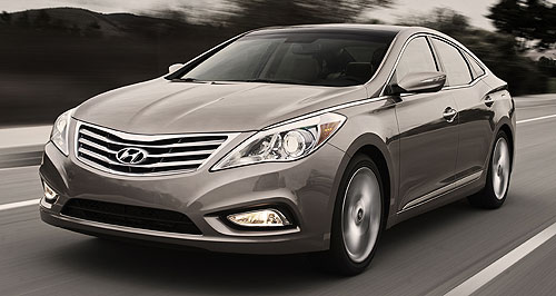 LA show: Hyundai rolls out big, brassy Azera