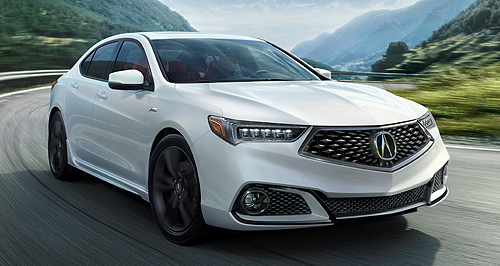 New York show: Acura updates TLX luxury sedan