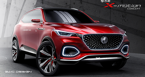Beijing show: MG uncovers X-Motion Concept