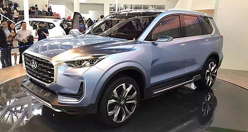 Beijing show: Chinese giant SAIC springs giant SUV