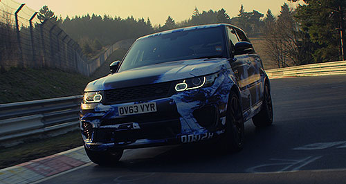Hot Range Rover Sport laps up the ’Ring