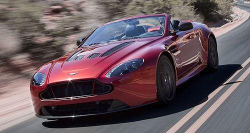 Aston goes V12 with Vantage S Roadster